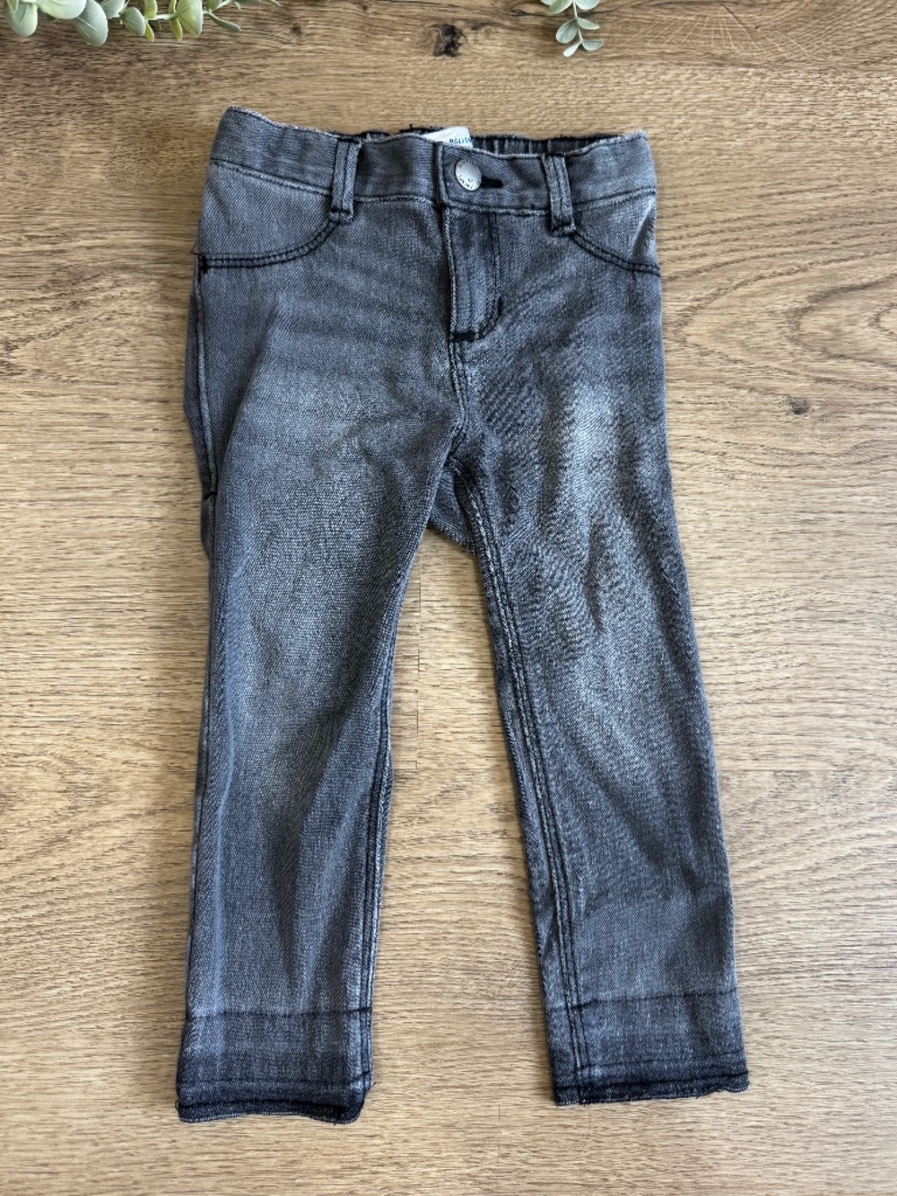 Old Navy Girls Ballerina Jeggings Gray Skinny Stretch Denim Jeans